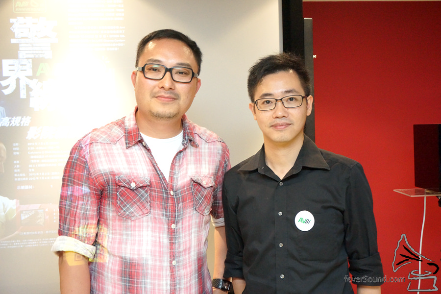 左起:警界線導演MC以及AV雙周主編Desmond。