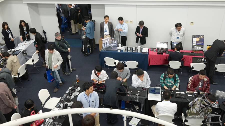 同 IFA、CES 等大展比,東京耳機祭場地其實好細,亦都無特別佈置。