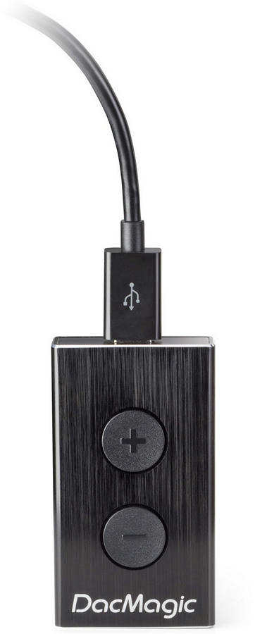 DacMagic XS Studio Shot - White Background with USB plugged in