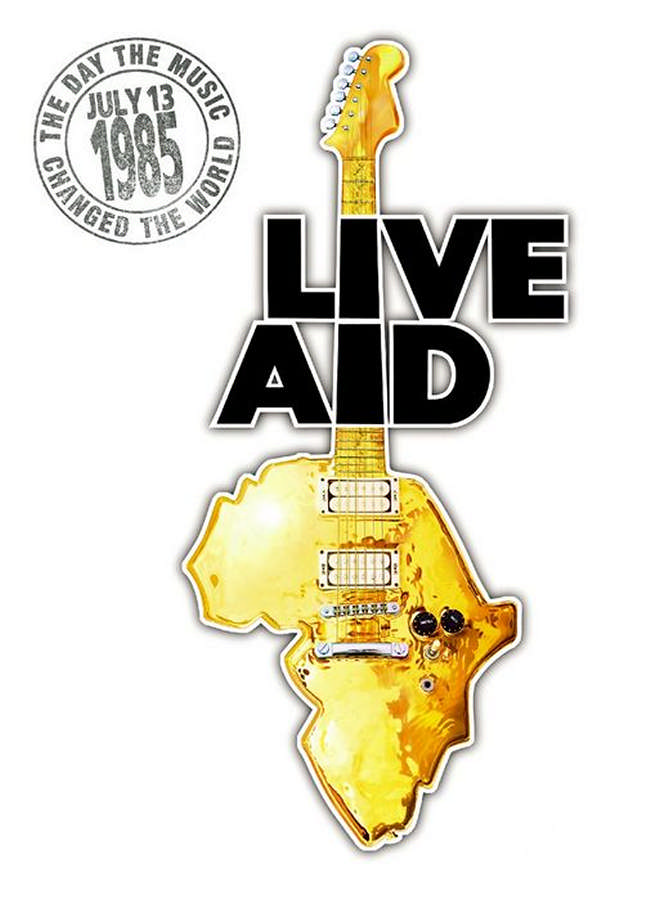 【Live Aid】籌款演唱會,主題是 〔JULY 13 1985 - The Day, The Music, Changed The World〕。