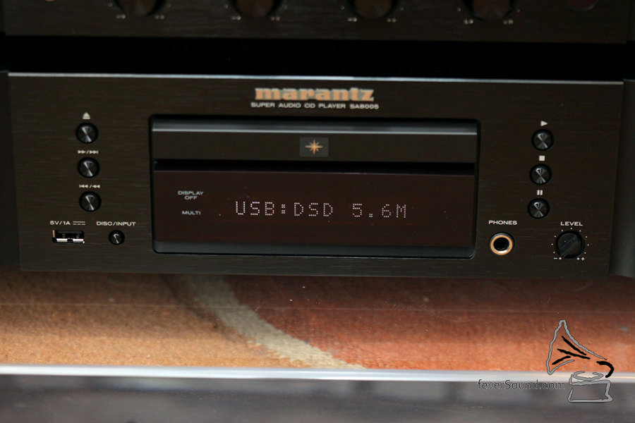 DSD128 今次正式以 5.6MHz 顯示了