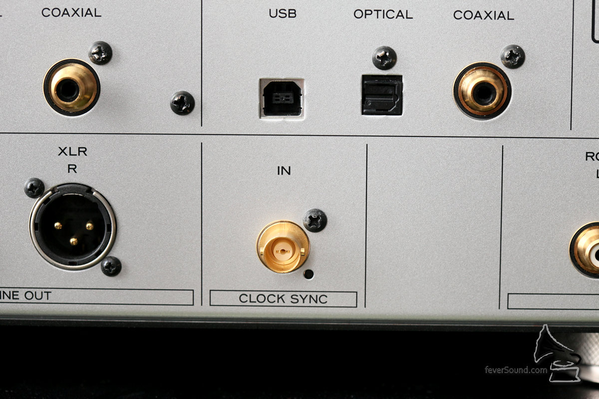 K-07備有時鐘訊號輸入,可設定Word Clock或Master Clock