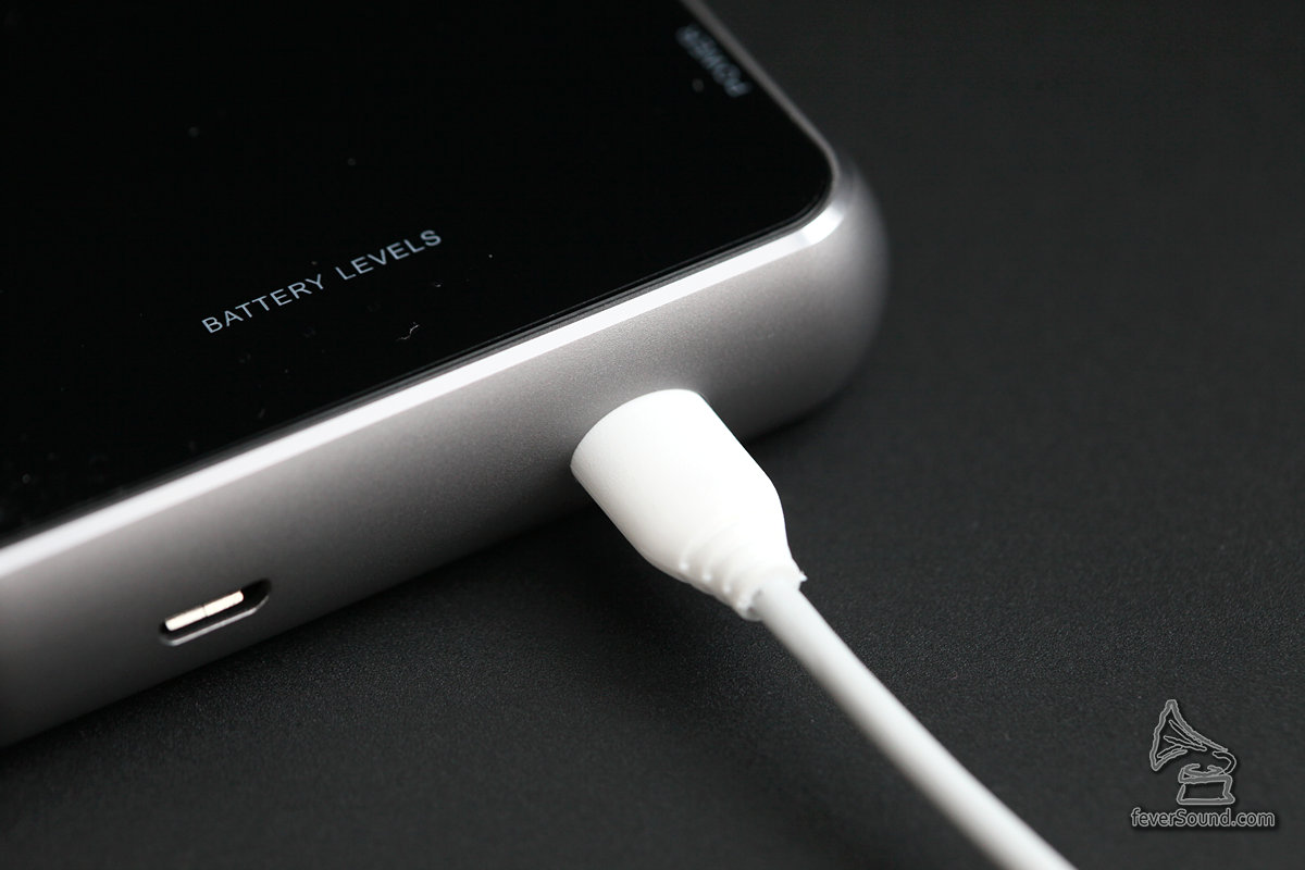 但這 Micro USB 有個楕圓形的 Housing,因此未必所有接線都插得入,可能要用原裝的那條才可
