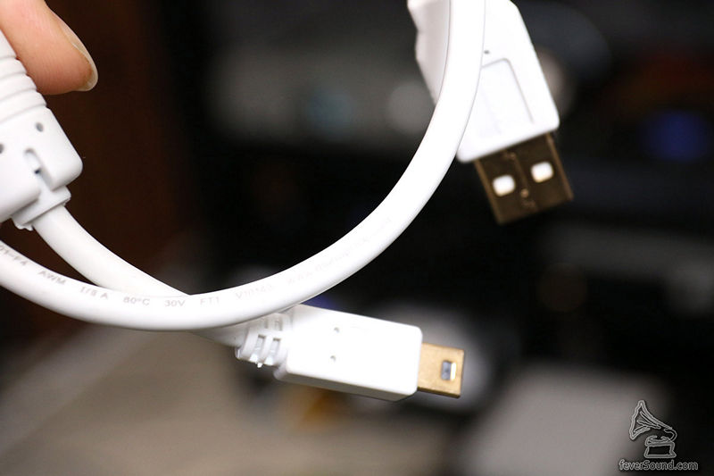 跟機送鍍金 USB Port A to Mini B 接線