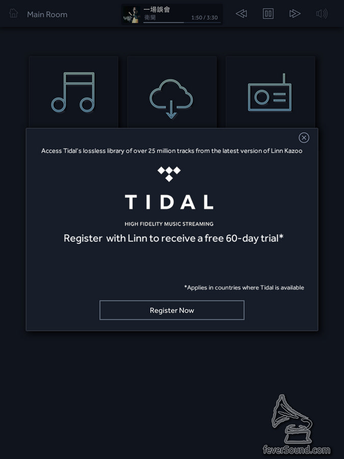 要留意!以 Linn 提供的連結註冊 Tidal 戶口,可由一個月免費變成兩個月免費!