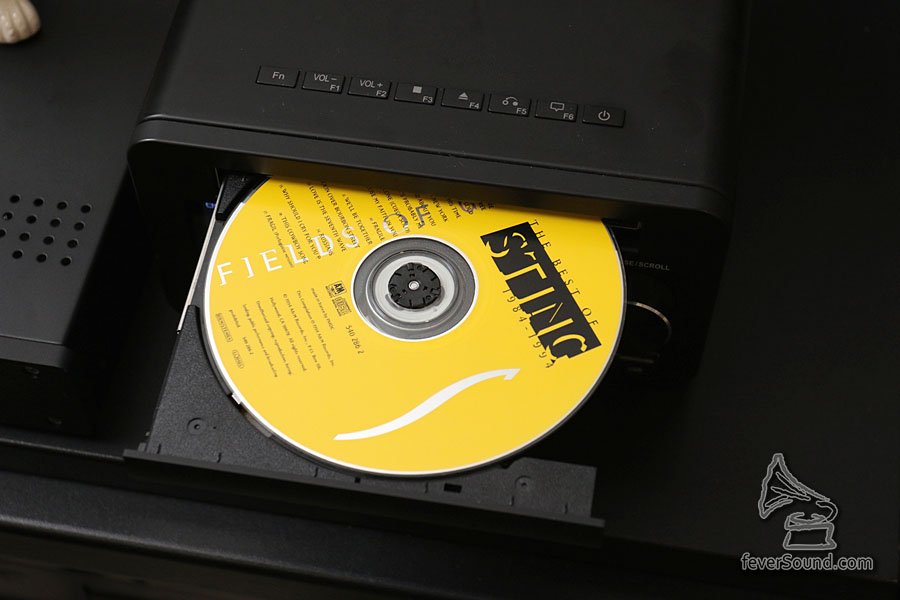 CD光盤同時亦支援DVD-R Data disc,播放對應之音樂檔案