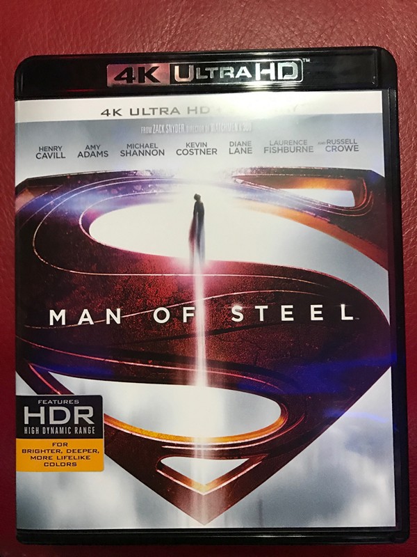 另一隻測試用的同樣是2013年的"Man of Steel"